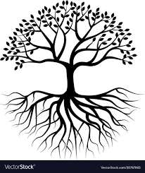 Free for commercial use high quality images Tree Silhouette With Root Royalty Free Vector Image Roots Illustration Tree Silhouette Tree Art