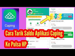 Dengan menggunakan pulsa xl, risiko penyalahgunaan kartu kredit dapat dihindari. Cara Tarik Saldo Dari Aplikasi Caping Ke Pulsa Hp Aplikasi Penghasil Pulsa Ovo Dana Gopay Youtube