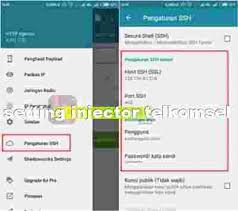 Jadi anda bisa menggunakan konfigurasi ini kapan saja tanpa batas kadaluarsa hanya sekedar mengganti ssh saja. Cara Menggunakan Dan Setting Http Injector Telkomsel Phone Tekno