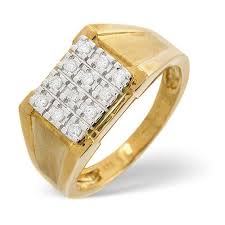 How much is a 2000 carat diamond worth? Diamond Essentials 0 23 Ct Gents Diamond Ring In 9 Ct Yellow Gold From The Diamond Essentials Collectio Yellow Gold Mens Rings Rings For Men Gents Diamond Ring