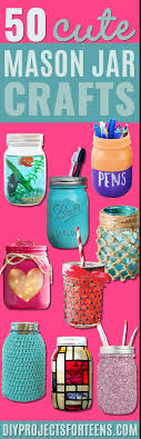 50 Cute Diy Mason Jar Crafts Diy Projects For Teens