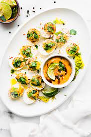 A popular citric acid descaler recipe has a citric acid descaling ratio of one quart of water to two you can also choose to approach descaling coffee machine with vinegar and then cycle in a 3. Easy Deviled Eggs With Homemade Chipotle Mayo Paleo Cotter Crunch