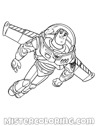 Printable toy story coloring page to print and color for free : Buzz Lightyear Flying Toy Story Coloring Page Toy Story Coloring Pages Printable Coloring Pages Coloring Pages
