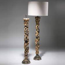 Order online for free delivery and returns and low monthly payments. Pair Of Very Large Tall C1800 Italian Spanish Wooden Table Lamps T3771 Tyson Decorative Lighting And Bespoke Furniture