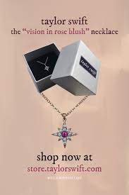 Taylor Swift The Vision In Rose Blush Necklace In 2021 Taylor Swift Merchandise Taylor Swift Taylor