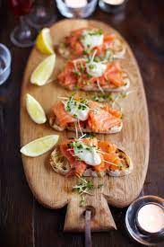 Start With Smoked Salmon On Toast Recipes Appetizer Recipes Food
