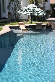 Umbrella In Pool Swimming Pools Backyard Beautiful Home Gardens Backyard