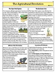 Agricultural Revolution Agricultural Revolution Social Studies Middle School High School Students