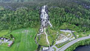 There is an outdoor ropes course is found 1.1 mi from the property. Aerial Footage From Tvindefossen Waterfall Stock Footage Video 100 Royalty Free 12153722 Shutterstock