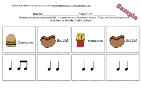 Food Rhythm Activities Rhythm Activities Teaching Music Rhythms