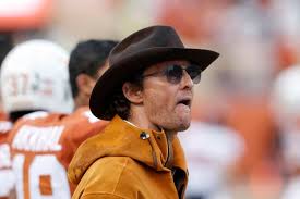 Matthew mcconaughey spent his birthday… delivering turkeys? Predicting The Texas Longhorns Journey Entering The Sec Using Only Matthew Mcconaughey Gifs Good Bull Hunting