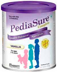 pediasure health drink supplement is not for every one