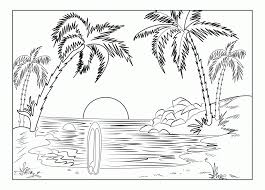 Scenery Coloring Pages For Adults Best Coloring Pages For Kids Coloring Pages Nature Beach Coloring Pages Summer Coloring Pages