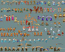 Final Fight Sprite Sheet By Cheesyniblets On Deviantart Pixel Art Characters Sprite Pixel Art