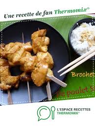 Brochettes De Poulet Satay Recette Brochette Poulet Plat Principal Brochette
