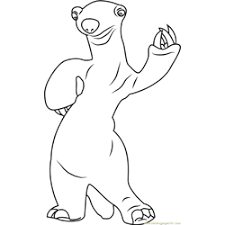 Ice age animals coloring pages. Ice Age Coloring Pages For Kids Printable Free Download Coloringpages101 Com