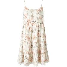 Floral Tier Sundress Floral Sundress Lace Dress With Sleeves Cocktail Dress Lace
