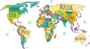 Erforderliche felder sind mit * markiert. Weltkarte Aufkleber Politische Weltkarte Tenstickers