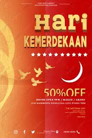 Logo dan tema hari kemerdekaan 2019. Indonesia National Day Holiday Promotion Poster Template Download On Pngtree