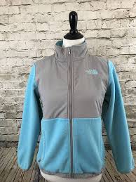 The North Face Polartec Fleece Blue Gray Jacket Girl S L Large 14 16 Fashion Clothing Shoes Accessories Kidsc Girls Jacket Polartec Fleece Gray Jacket