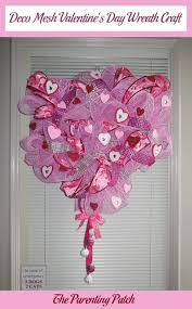 And, we love to diy, do it yourself. Deco Mesh Valentine S Day Wreath Craft Parenting Patch
