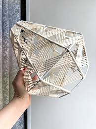 Macrame Chandelier Lighting Modern Pendant Lighting Macrame Lampshade Boho Chandelier Macrame Light Handmade Lamp Bohemian Lighting In 2020 Handmade Lamps Bohemian Lighting Diy Pendant Light