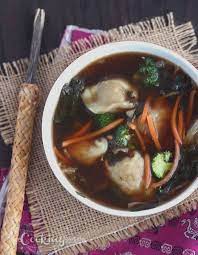 Thai Garden Vegetable Chicken Wonton Soup Recipe Chicken Wontons Wonton Soup Garden Vegetable Soup
