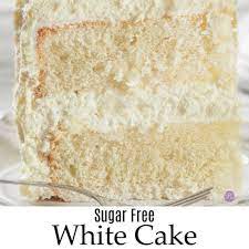 Sugar Free White Cake Recipe Yummly Recipe Sugar Free White Cake Recipe Sugar Free Cake Sugar Free Cake Recipes