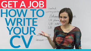 The structure of your cv is incredibly important, as you'll want to ensure the reader can find out what they need to know quickly and easily. Job Skills Prepare Your English Cv For A Job In The Uk Youtube