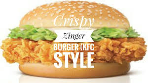 With a bit of salad and a bun, you can build yourself an impressive kfc style structure! Crispy Zinger Burger Kfc Style By Food Lover S Chicken Broast Recipe Best Fruit Salad Kfc Style Chicken