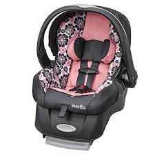 Infant Car Seat Newborn Baby Carrier Rear Facing Safety Seats With Canopy Pink Evenflo Baby Car Seats Baby Car Seats Newborn Car Seats