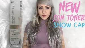 Ion permanent creme hair color chart lajoshrich com. New Ion Color Brilliance Hair Toner Snow Cap Demo Review Compared To Wella Toner Ameliakit Youtube