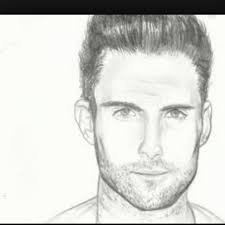 Adam Levine Pencil Sketch Insan Cizimleri Cizim Kiyafetler Elisi