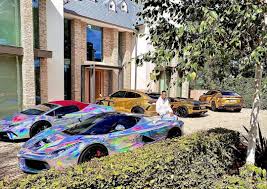 See what messi (vskdgspdnepr) has discovered on pinterest, the world's biggest collection of ideas. Aubameyang Shows Off Wacky Car Collection With 2million Ferrari And Four Lamborghinis As He Signs Arsenal Contract