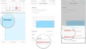 Delete an event you own: How To Add And Manage Calendar Events On Iphone And Ipad Imore
