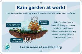 The rain garden itself is simple, but takes some work. Register Your Rain Garden Emswcd