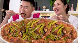 3 pounds of pork ribs stewed with green beans - YouTube