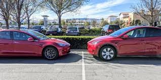 The interior of model y is simple and clean. Another Tesla Model Y Size Comparison Shows Higher Ride Height Easier Entry Electrek