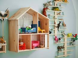 12 Incredibly Tricked Out Ikea Flisat Dollhouses Hunker House Shelves Wall Shelves Ikea Dollhouse