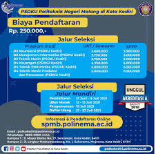 Hai quipperian apa kalian sedang gelisah menunggu pengumuman jalur sbmptn. Pendaftaran Mandiri Polinema Malang 2020