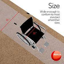 Resilia plastic floor runners protect carpets. Resilia Clear Vinyl Plastic Floor Runner Protector For Deep Pile Carpet Non Skid Decorative Pattern 27 Inches Wide X 6 Walmart Com Walmart Com