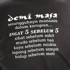 Ingat 5 perkara sebelum 5 perkara. Hadith Rebut 5 Perkara Baharin Bin Mesir