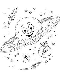 Dibujos Del Espacio Para Colorear