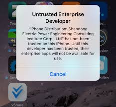 How To Fix Untrusted Enterprise Developer Error Ios 9 1 Enterprise Development Power Engineering