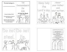 Ten Commandments For Kids Catholic Coloring Bible Activities For Kids Coloring Pages