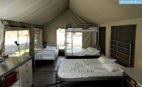 Solid oak made queen size bed from stockholm scandinavian series. Safari Tent At A Family Fun Campsite In Chula Vista San Diego Luxury Tents Safari Tent Chula