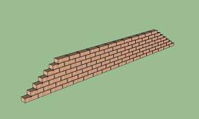 The strength of a single brick masonry unit varies widely, depending on its ingredients and manu when a pile of brick reaches a height of 4 feet, it must be tapered back 1 inch in every foot of height above. What Is The Thickness Of One Brick Wall Quora