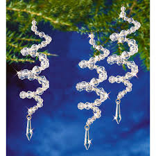 Dieser brauch ist seit dem 19, jahrhundert aus den wohnräumen nicht wegzudenken. 8 Kristall Spiralen Im Set 17 Cm Weihnachten Ornamente Mit Perlen Diy Weihnachten Hangeschmuck Selbst Machen