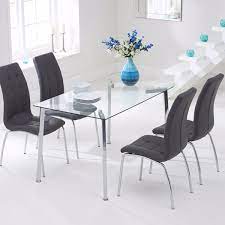 Enter your email address to receive alerts when we have new listings available for black glass dining room table and chairs. Munich Rectangular Glass Dining Set Glass Dining Sets Fads