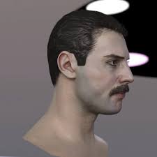 Pin On 3d Model Of Freddie Mercury Singer Head Available Here